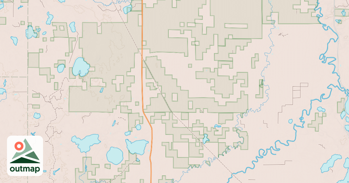 Map of Soo Line North: Aitkin