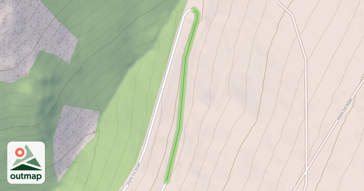 Map of Point Six Road