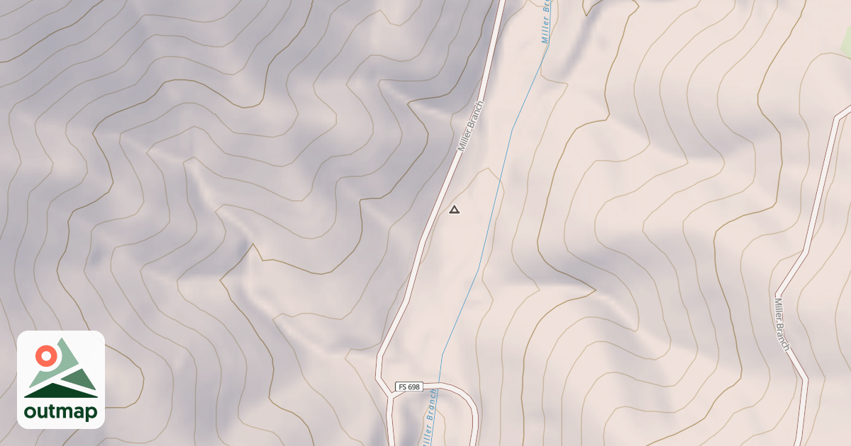 Map of MILLER BRANCH