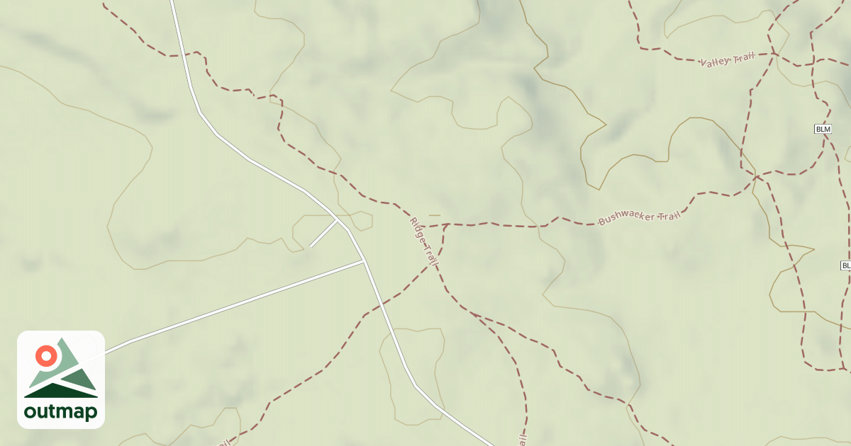 Map of Bushwacker Trail