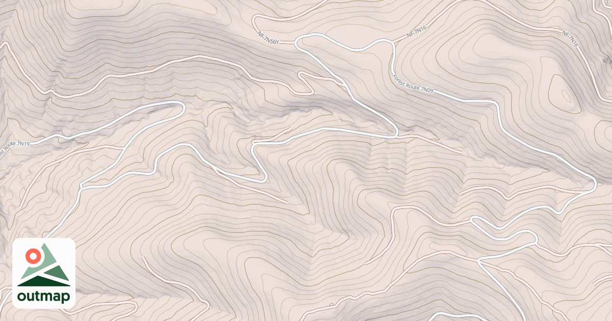 Map of USFS Motor Vehicle Use Map Roads {08DB3B53-33F3-4E99-B0E2-41FB84401267}