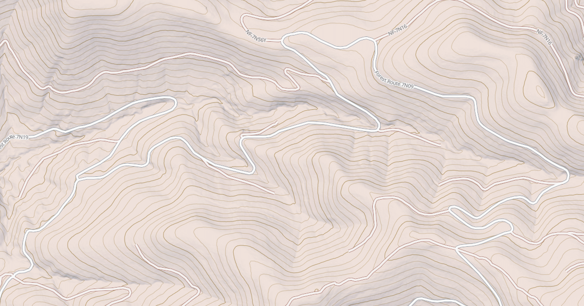 Map preview of USFS Motor Vehicle Use Map Roads {08DB3B53-33F3-4E99-B0E2-41FB84401267}