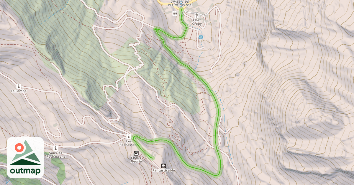 Map of Le Chésery
