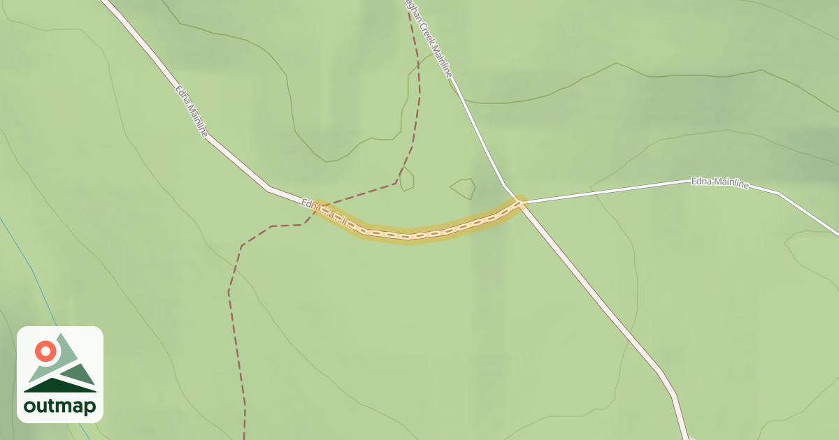 Map of Edna Mainline