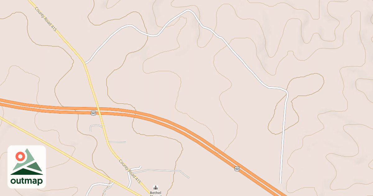 Map of GRASSY HOLLOW