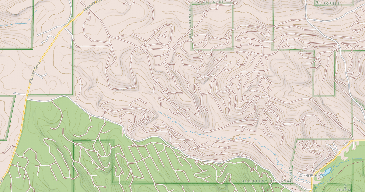 Map preview of ROCKY GAP ATV LOOP A