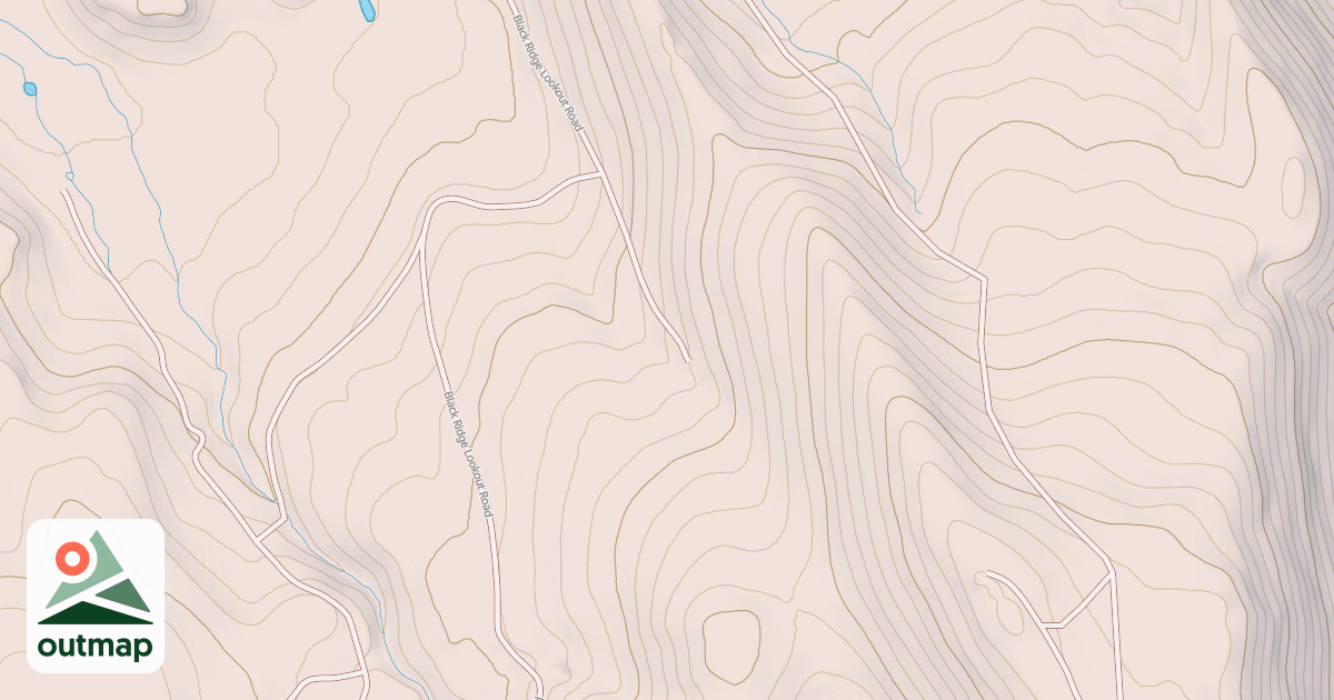 Map of BLACKS SPRINGS SPUR