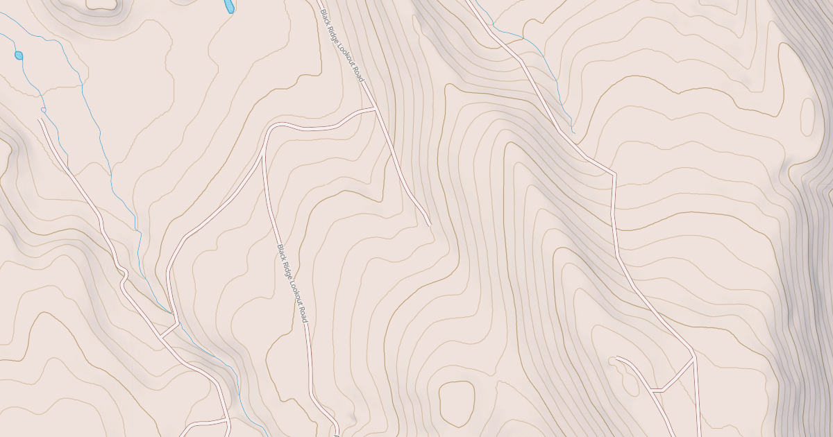 Map preview of BLACKS SPRINGS SPUR