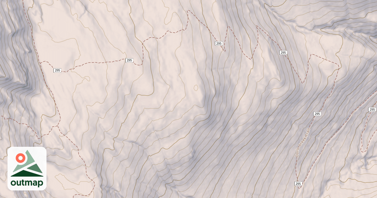 Map of Doris Creek