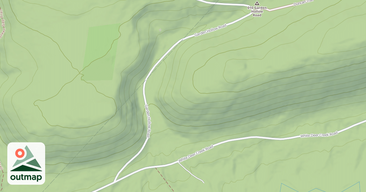 Map of Bald Eagle State Forest Snowmobile Trails