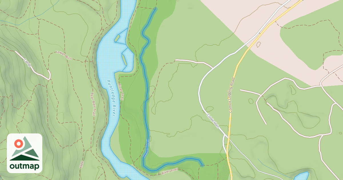 Map of Bevan Trail