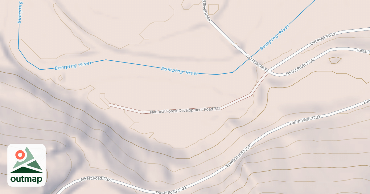 Map of USFS National Forest System Roads {3FFCA8BD-0C94-45FC-A11A-01CF111091DA}