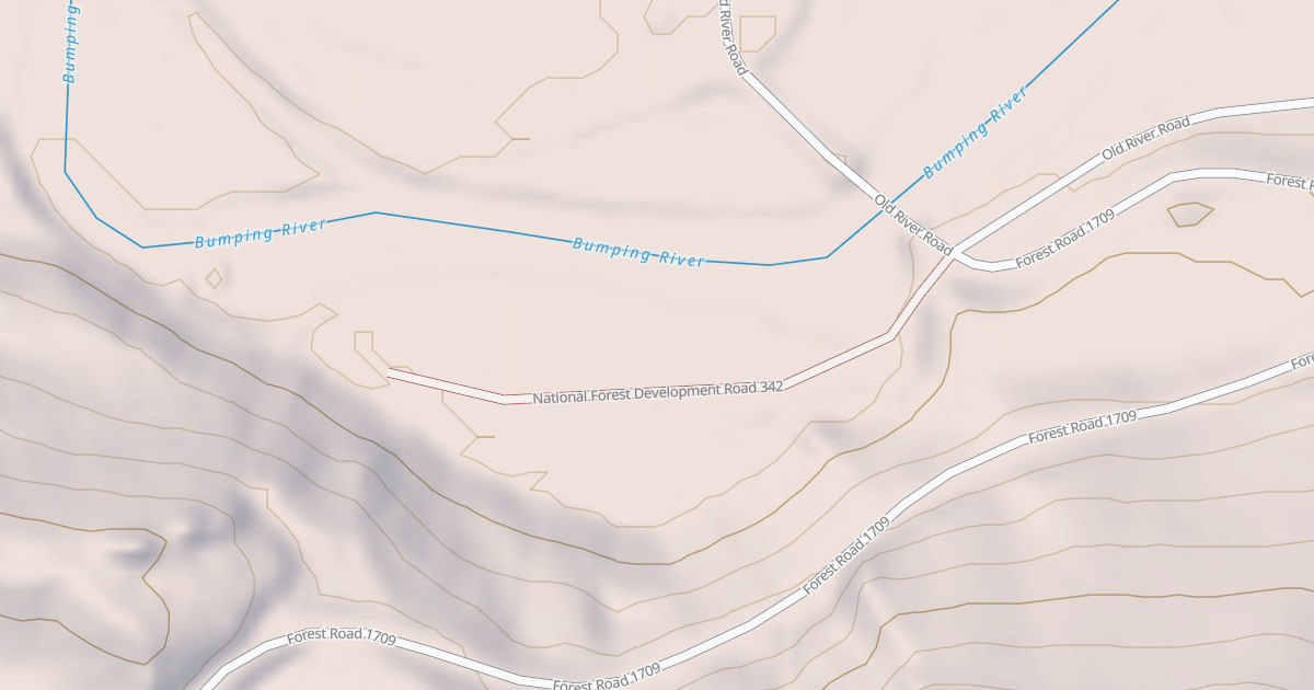 Map preview of USFS National Forest System Roads {3FFCA8BD-0C94-45FC-A11A-01CF111091DA}