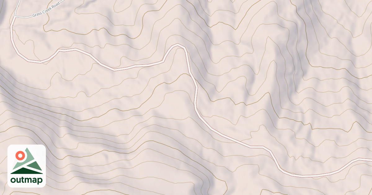Map of COTTONWOOD CUT-ACROSS