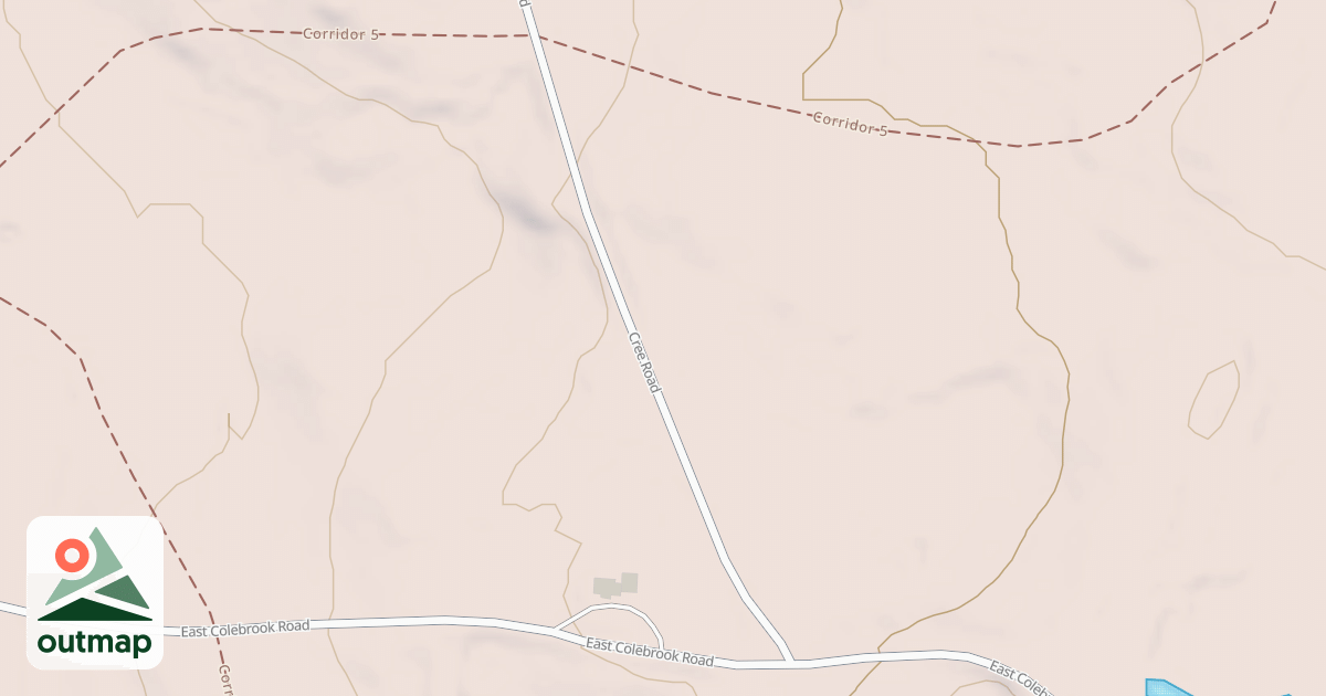 Map of Bear Rock Rd