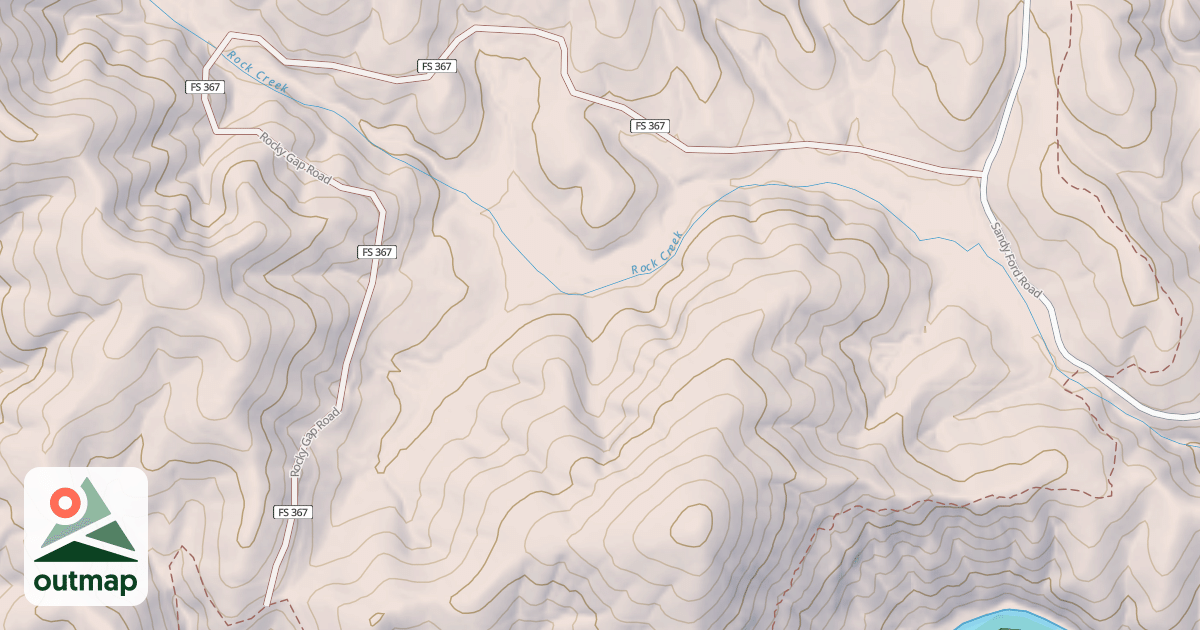Map of ROCKY GAP