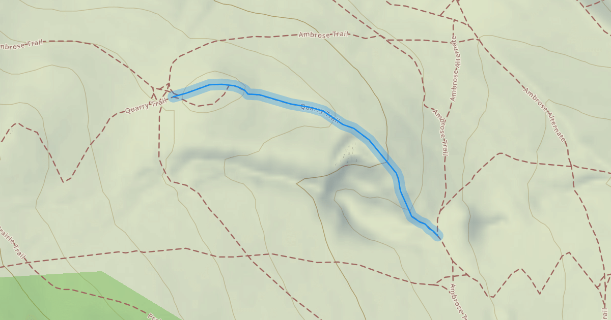 Map preview of Quarry Trail