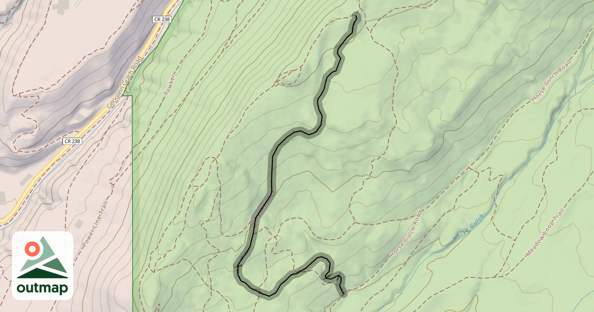 Map of Milky Way Trail