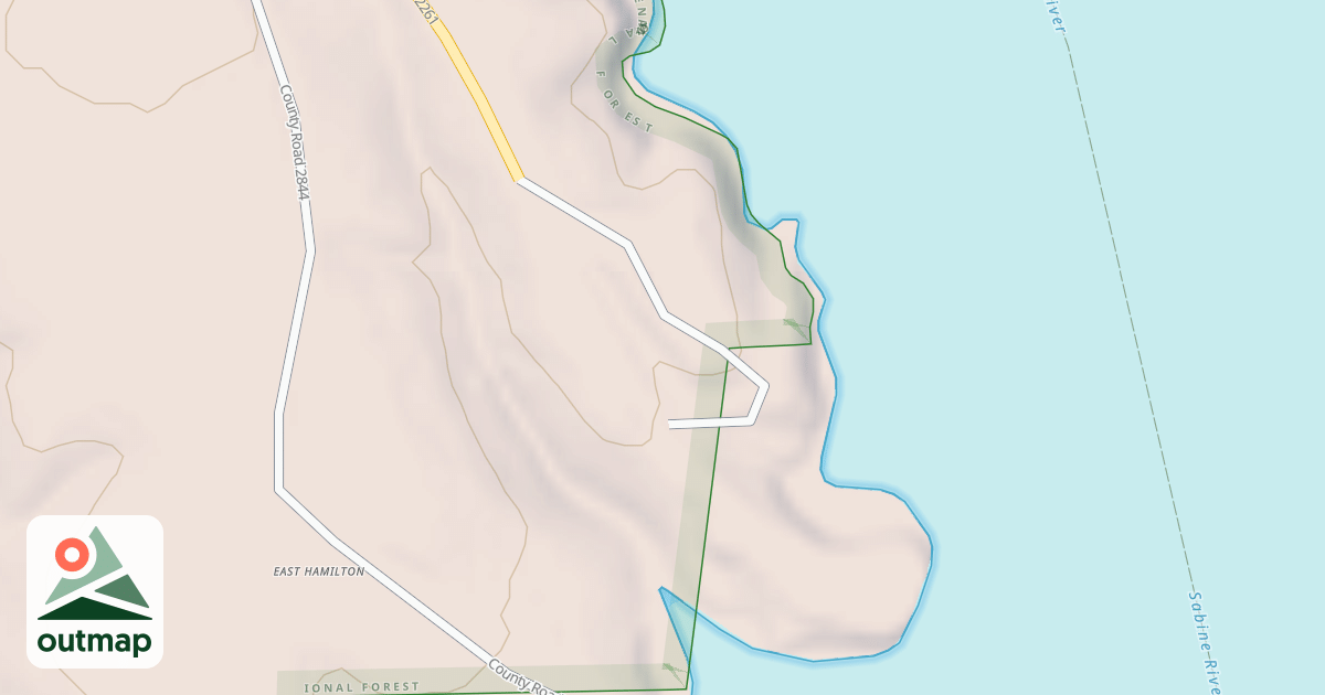 Map of HAMILTON FERRY
