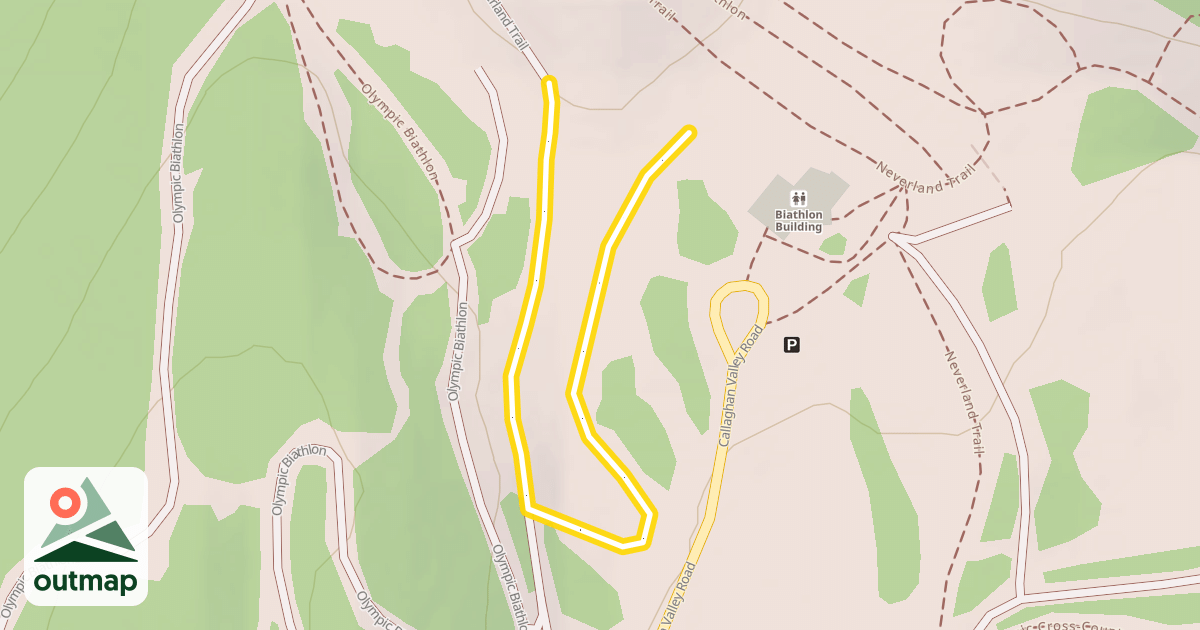 Map of Neverland Trail