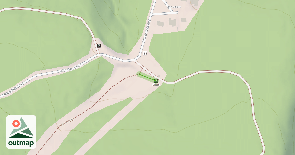 Map of Les Clots