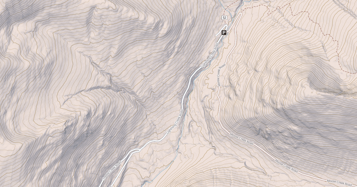 Map preview of LIGHTNING CREEK