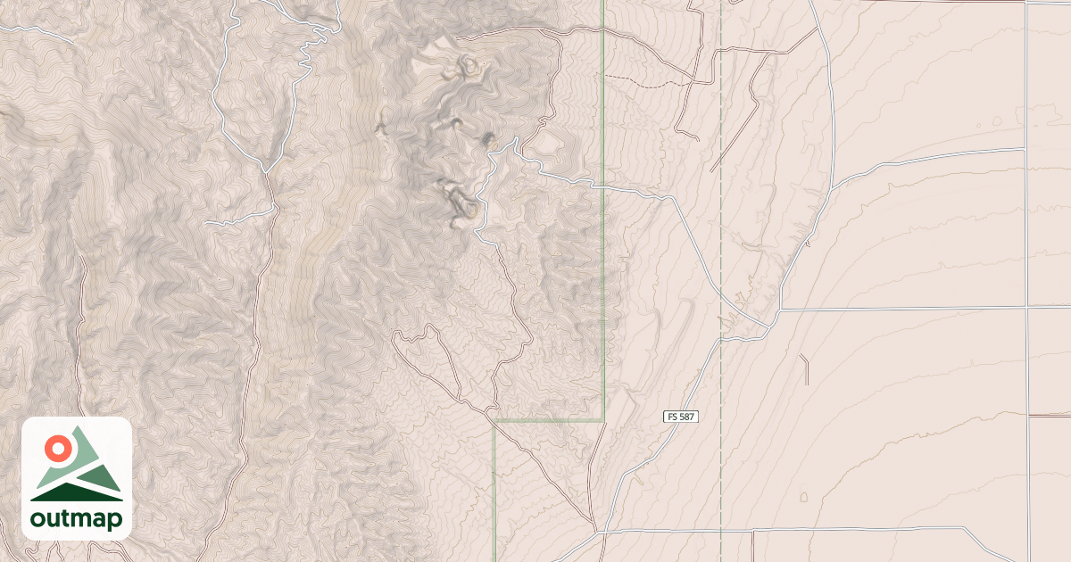 Map of BURNT BASIN