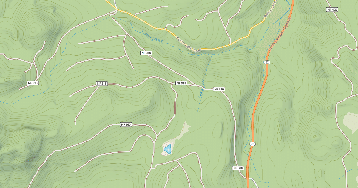Map preview of SCAR MT. ROAD