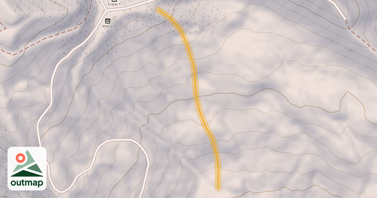 Map of Renard Hors Piste