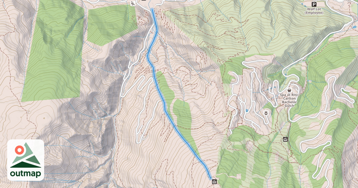 Map of Cresta