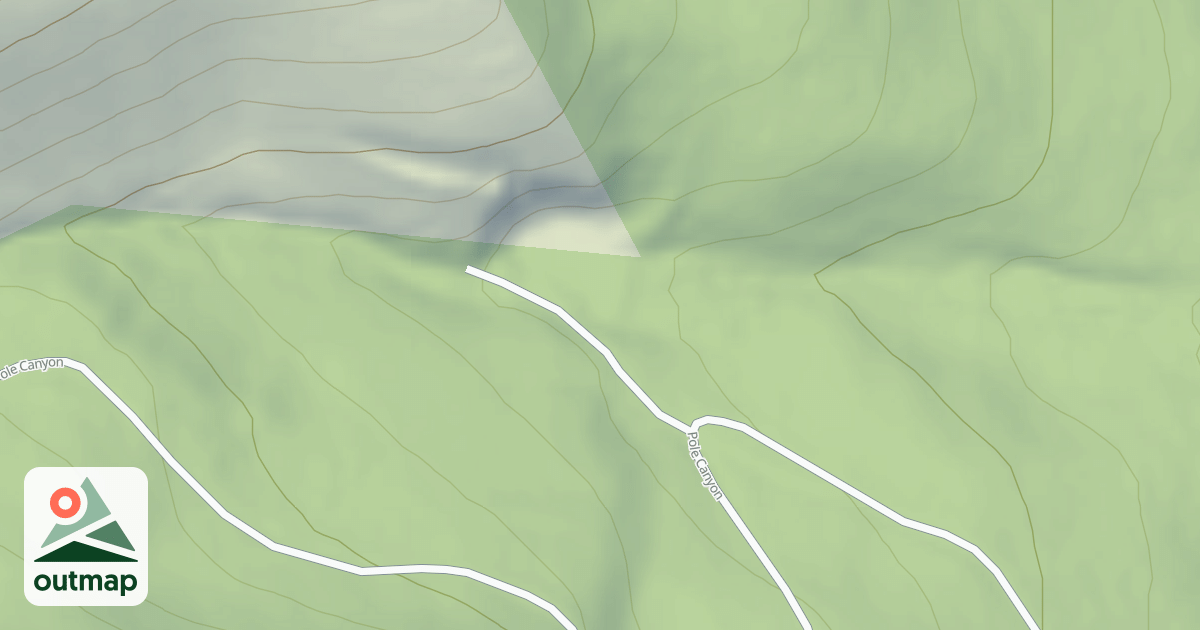 Map of POLE CANYON GRAVEL SOURCE