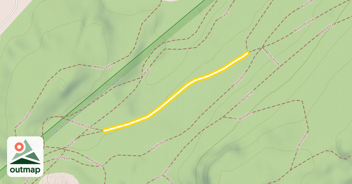 Map of Anne-Piché
