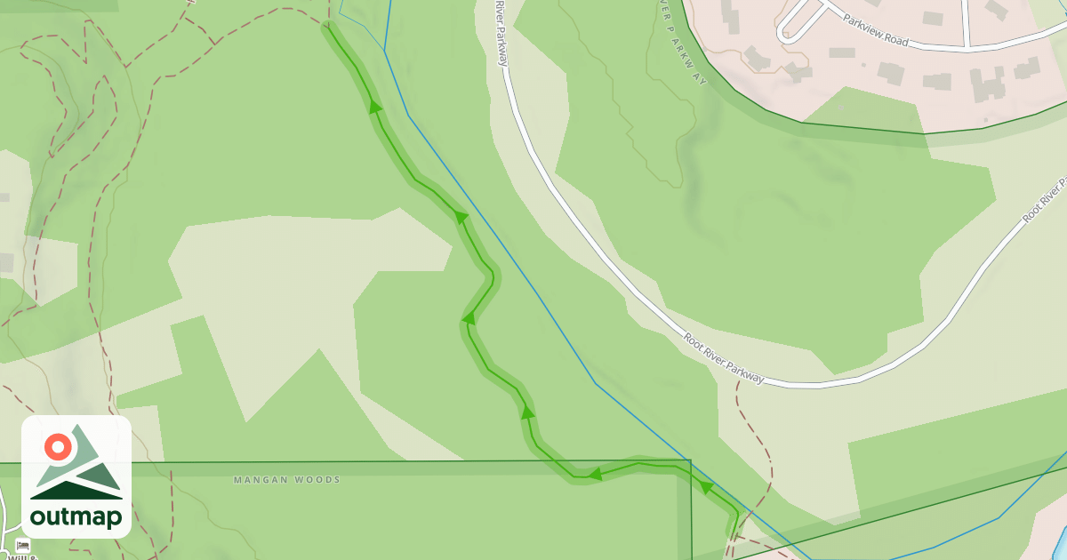 Map of Root River Section