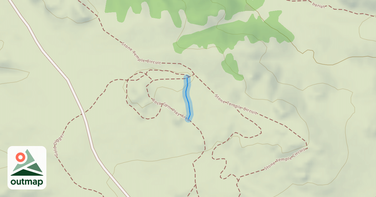 Map of Rock Gym Play Area