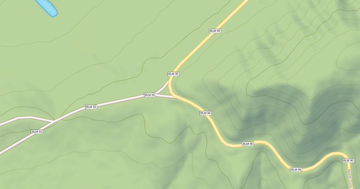 Map preview of BLM National GTLF Public Motorized Roads 30a290ac-c149-49c0-978a-9cb1763220c8