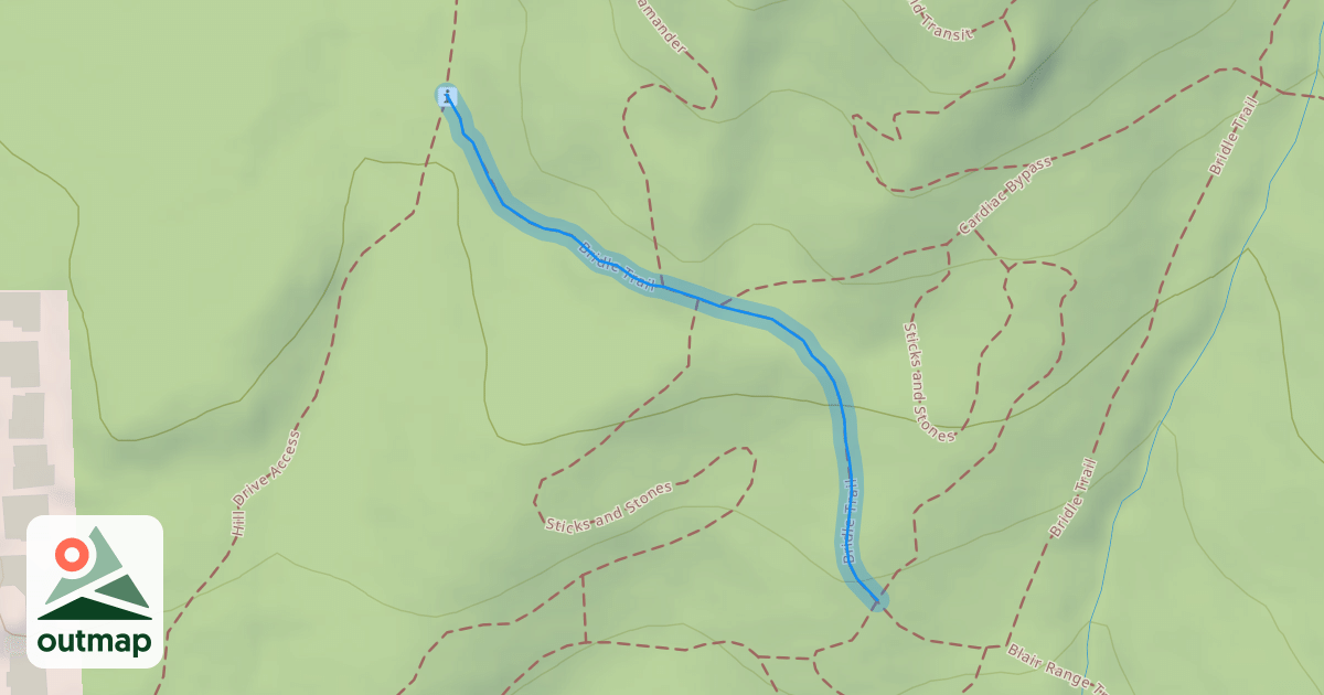 Map of Bridle Trail
