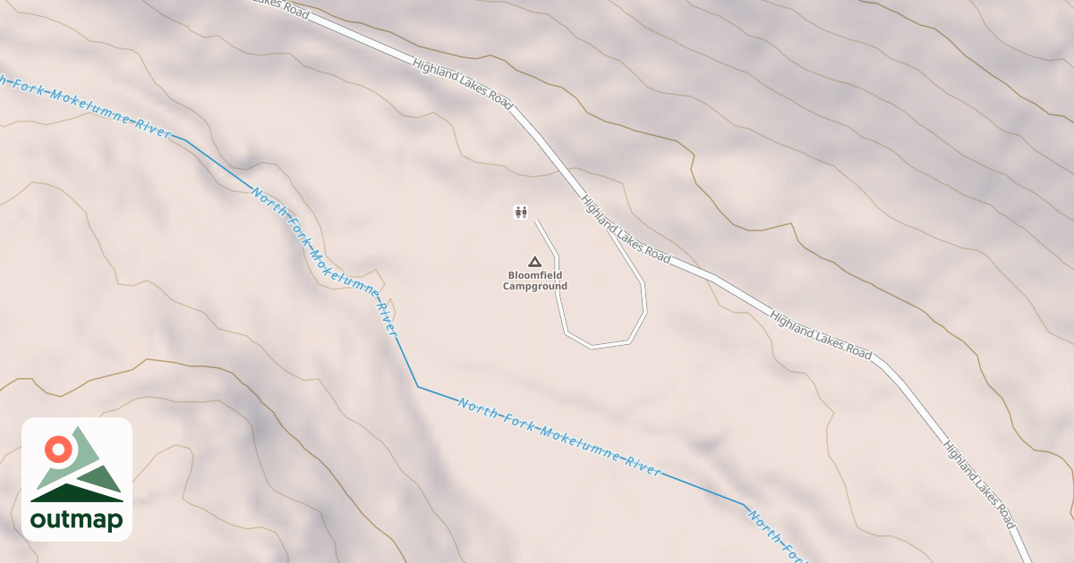Map of BLOOMFIELD CG ACCESS