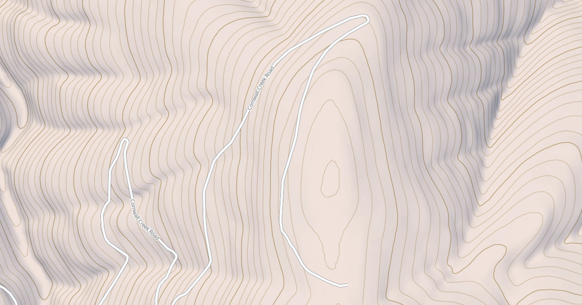 Map preview of CORNWALL CREEK