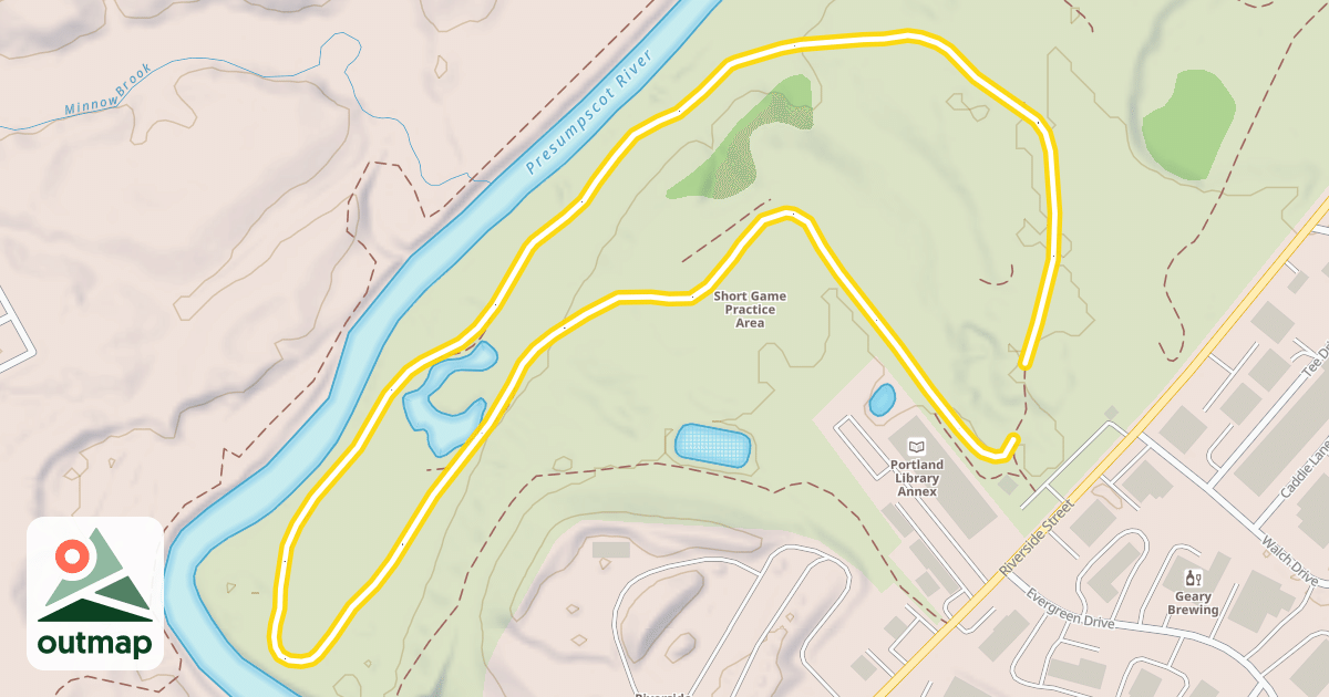 Map of Eagle's Nest Loop