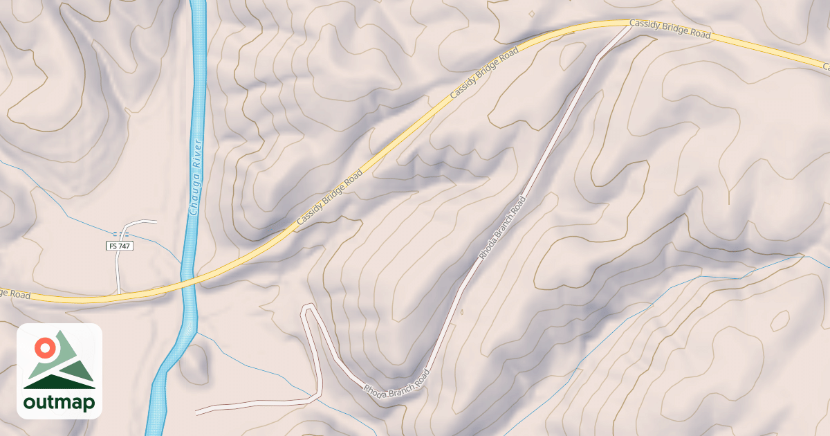 Map of CASSIDY BRIDGE
