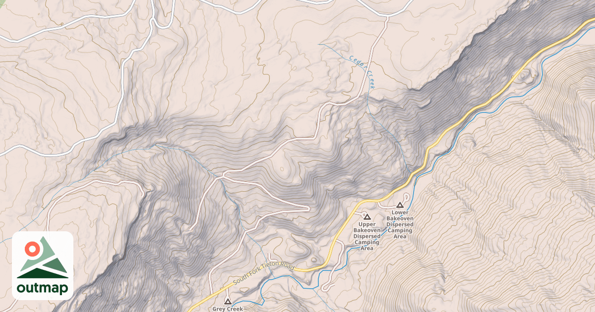 Map of GREY CREEK SNOWMOBILE
