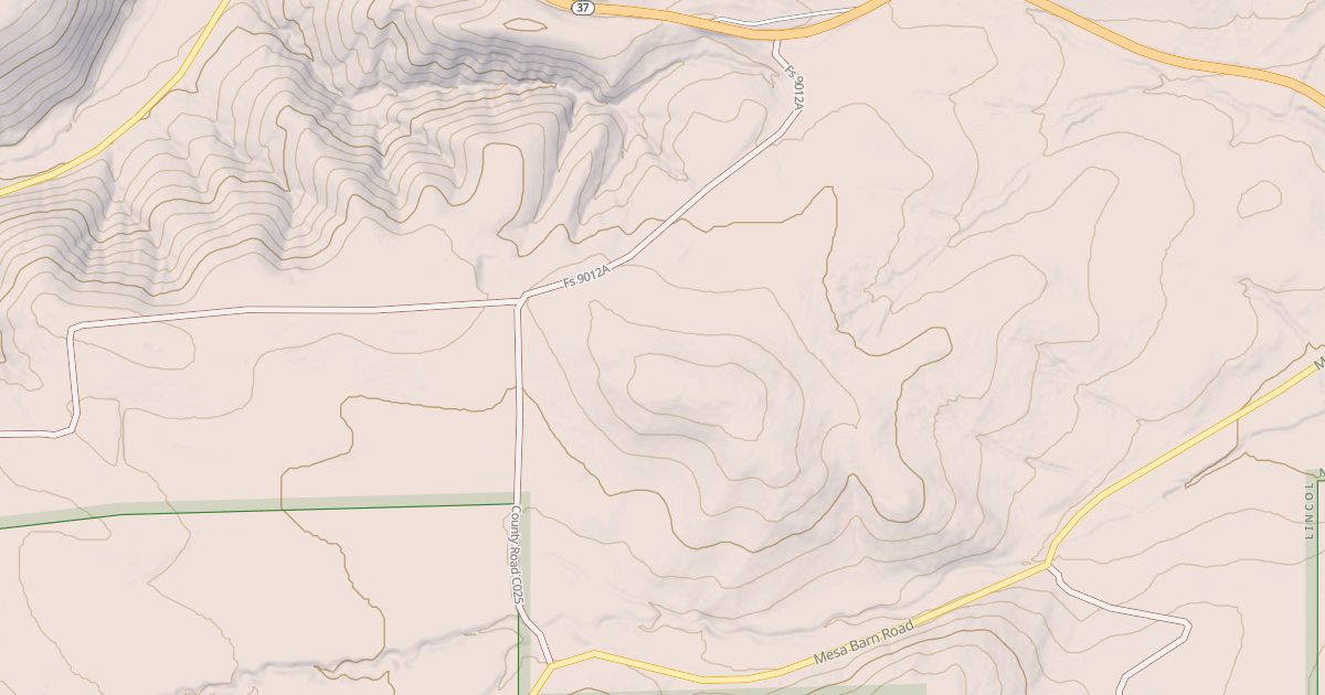 Map preview of USFS Motor Vehicle Use Map Roads {6F31919E-4159-4ACC-871F-61223997E410}