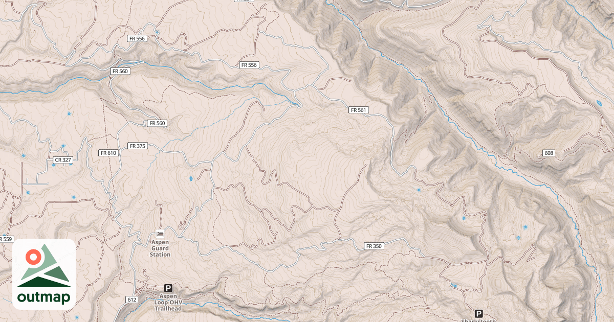 Map of Aspen Loop