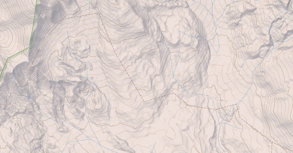 Map preview of Hughes Trail
