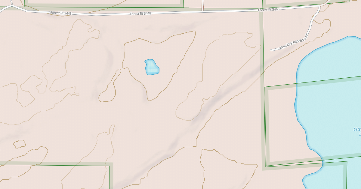Map preview of LITTLE RICE LAKE SPUR 3444