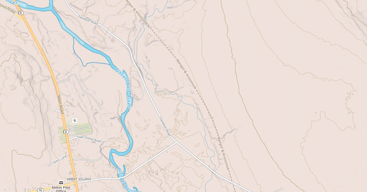 Map preview of Maine Statewide ATV Trails 160