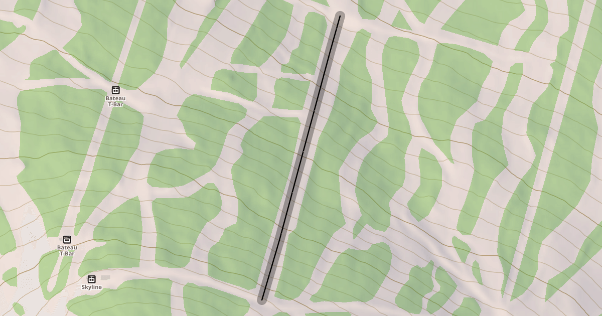 Map preview of Upper Gondola Line