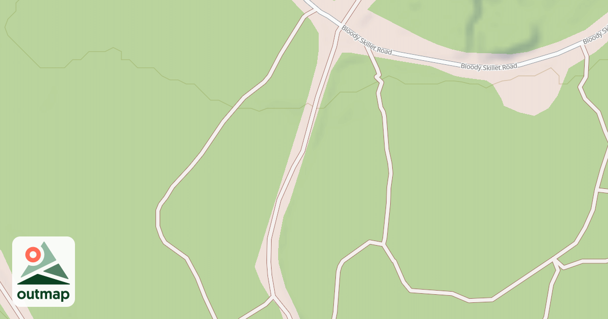 Map of Bloody Skillet ATV Trail