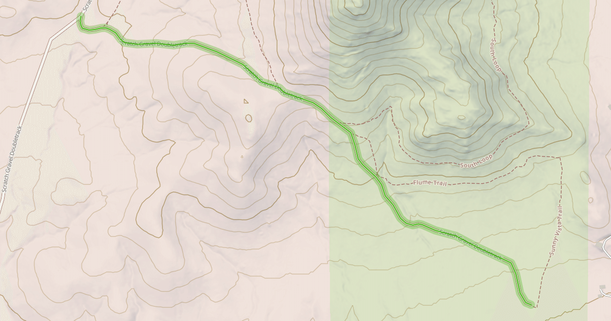 Map preview of Scratch Gravel Doubletrack