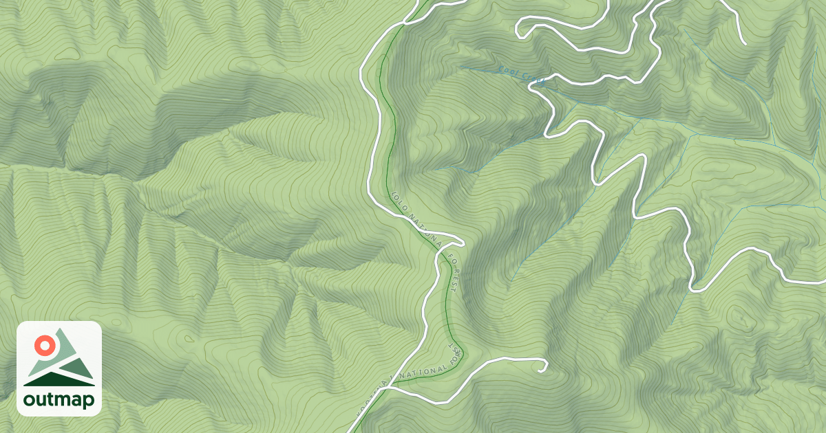 Map of B PEAK
